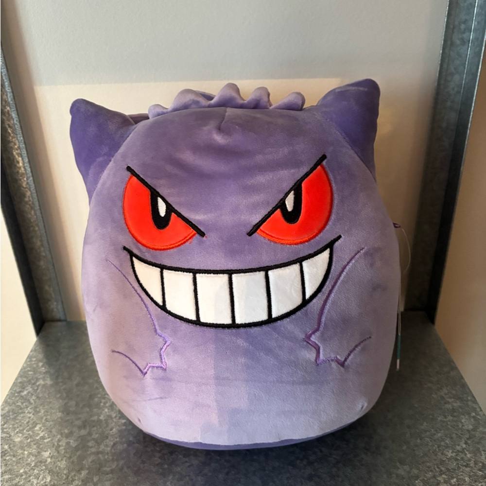 Squishmallows Pokemon Gengar Plush